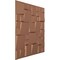 Ekena Millwork 19 5/8in. W x 19 5/8in. H Modern Square EnduraWall Decorative 3D Wall Panel Covers 2.67 Sq. Ft. WP20X20MSCAC - alternate 3